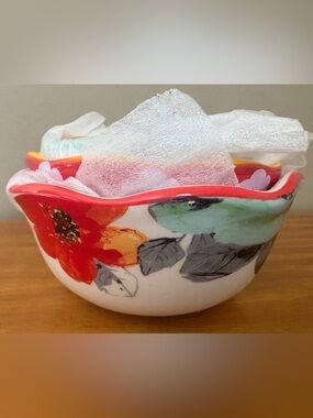The Pioneer Woman Stoneware Measuring Bowls 4PC New